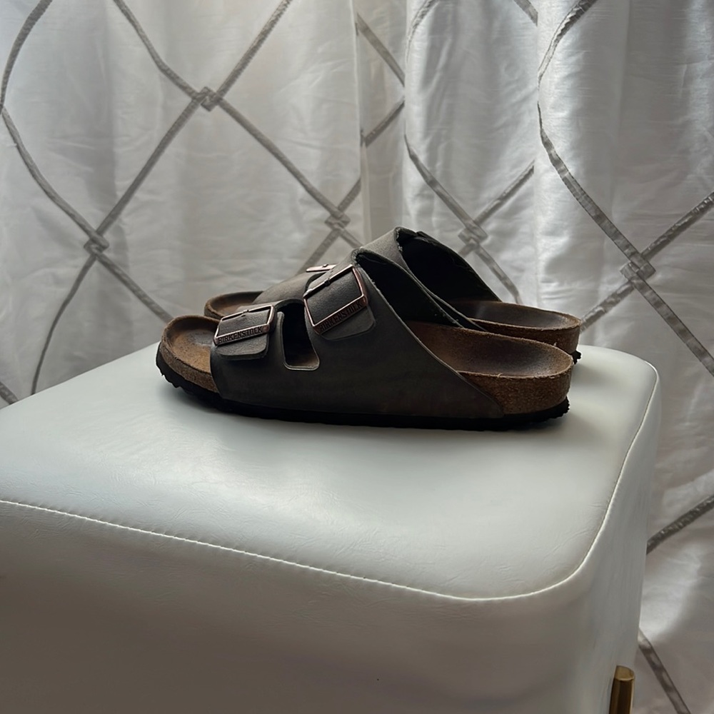 Olive green Birkenstocks
